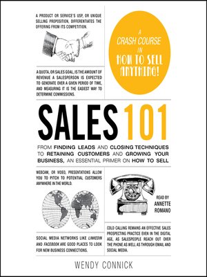 cover image of Sales 101